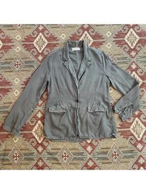 Bella Dahl Sweater Blazer Small olive green Tencel